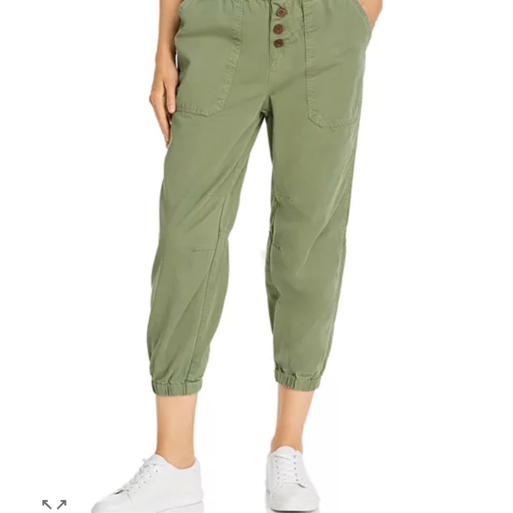 Free People Moss Green Cadet Jogger Pants